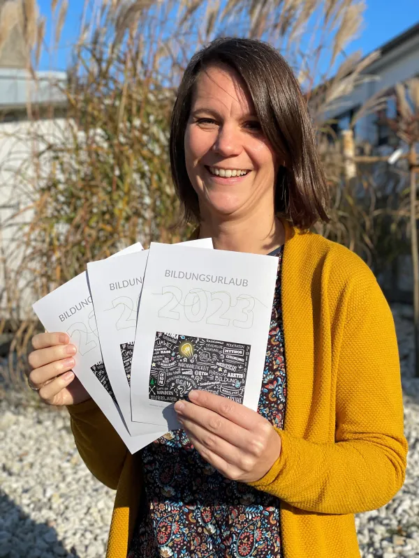 Nadja Bilstein leitet den Fachbereich Politische Akademie im Haus Neuland. (© Lars Wellhöner/Haus Neuland)