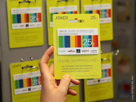 Bild: Bei REWE, WestLotto, Aral/ Retailo startet eigene Prepaid-Karten unter dem Markendach JOKER