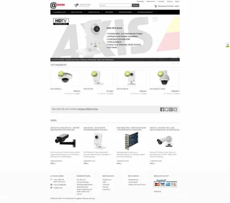 Bild: Videoüberwachung vom Fachmann - @Vision startet seinen Onlineshop