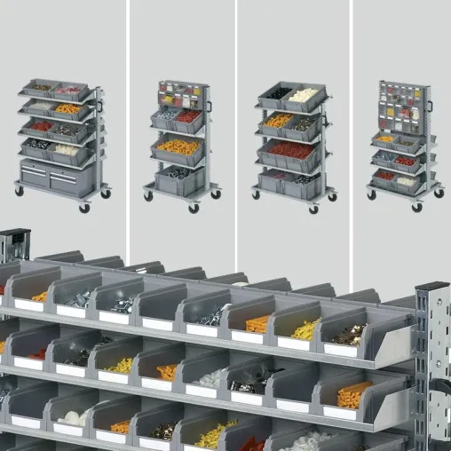 Modulare Transportwagen UNIMOD – Serie SMART der Marke Fami Bild: Modulare Transportwagen UNIMOD – Serie SMART der Marke Fami