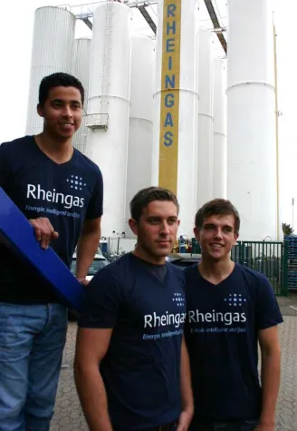 Bild: Dominik Pischl, 18, neuer Azubi bei Rheingas: "Hier bist Du nicht nur eine Nummer"