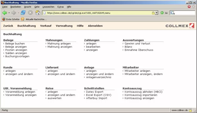 Bild: Einfach online das Buchhalten lernen: Collmex bietet kostenlose Ausbildungsvariante seiner kaufmännischen Software
