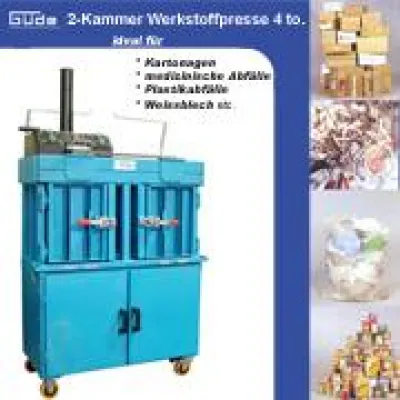 Bild: Die neue Güde 2-Kammer Wertstoffpresse ist da