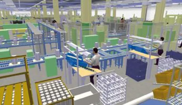 Bild: 3D-Planung für schlanke Produktion und Montage