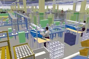 Bild: 3D-Planung für schlanke Produktion und Montage