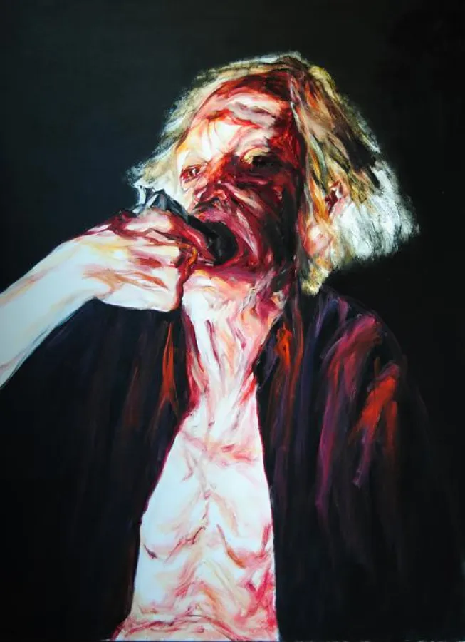 Victor Dolz, Crisis I, Ö/L, 146 x 114 cm, 2013 ©Victor Dolz 100 kubik. 2014