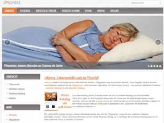 Bild: siNpress - Neuer WEB-Auftritt für Pflegedecke und reißfeste Kleidung