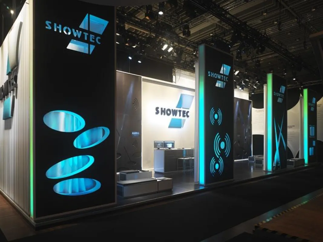 Der SHOWTEC Messestand auf der WoE
