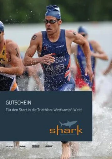 Weihnachtsgeschenk von Shark Sportswear für ambitionierte Sportler: Einsteiger-Set für Trendsportart Triathlon Bild: Weihnachtsgeschenk von Shark Sportswear für ambitionierte Sportler: Einsteiger-Set für Trendsportart Triathlon