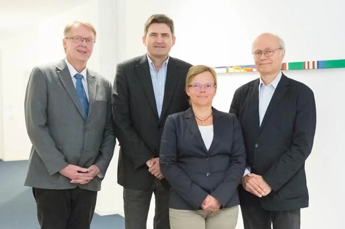 v.l.n.r. Harald Freter, Thomas Rother, Annette Hunke, Thomas Buck (c) BdB