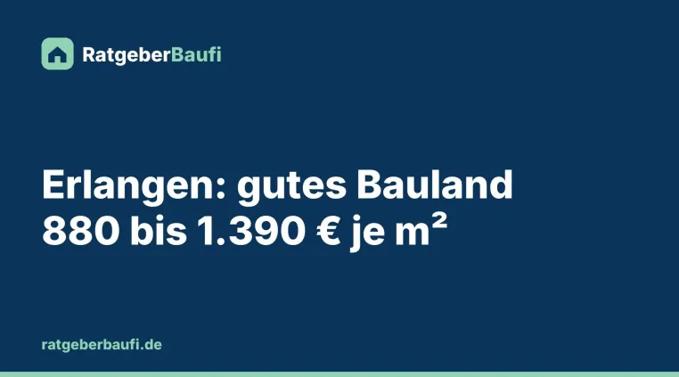 Bild: Erlanger Bodenrichtwert kostenlos abrufen: Was die Zahl für Käufer bedeutet