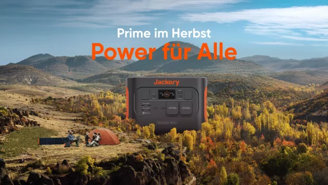 Bild: Bis zu 40 % Herbst-Rabatt auf Jackery Powerstations und Solargeneratoren