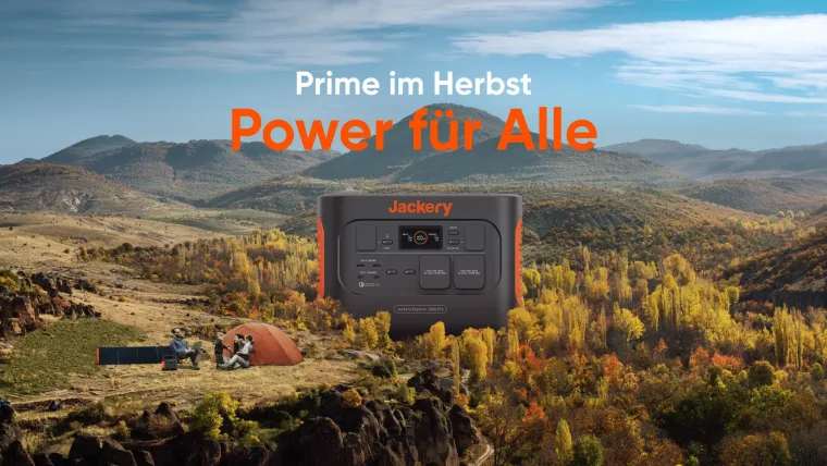 Bild: Bis zu 40 % Herbst-Rabatt auf Jackery Powerstations und Solargeneratoren