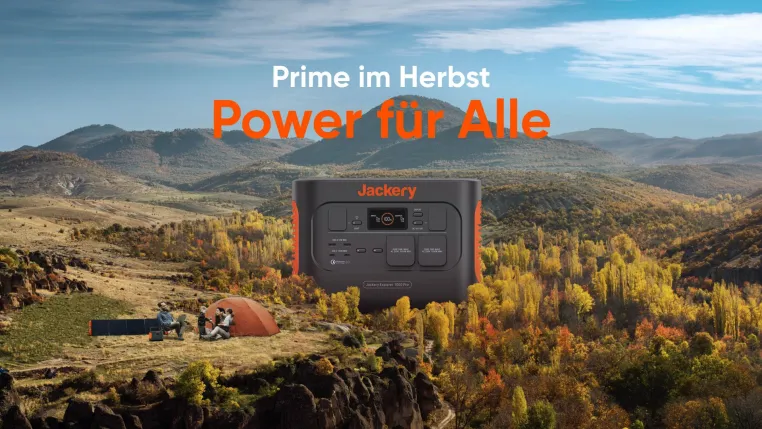 Bild: Bis zu 40 % Herbst-Rabatt auf Jackery Powerstations und Solargeneratoren