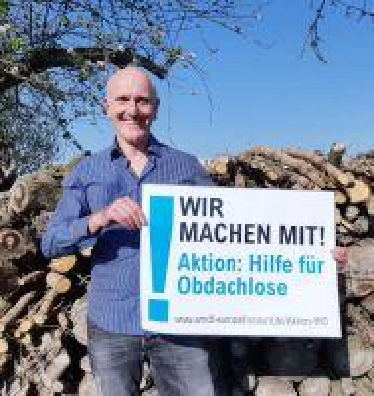Aktion: Hilfe für Obdachlose. Initiator Hardy Arndt © Hardy Arndt