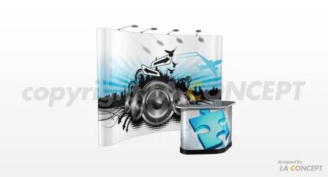 Bild: Werbung mit Schwung – mit den mobilen Faltwandsystemen