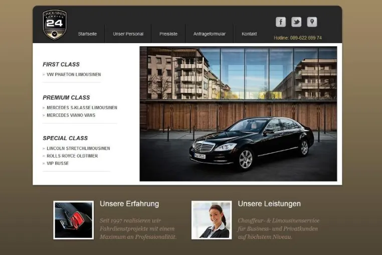 Bild: Limousines 24 e.K. wird zu Limousinenservice 24 GmbH