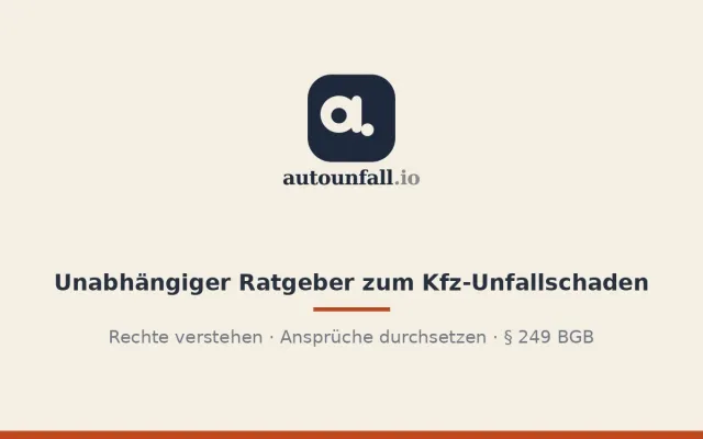 Bild:  autounfall.io: Unabhängiger Ratgeber bündelt Rechte, Rechner und Versicherer-Decoder für Unfallgeschädigte