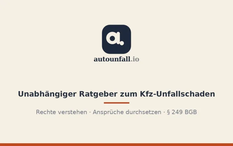Bild:  autounfall.io: Unabhängiger Ratgeber bündelt Rechte, Rechner und Versicherer-Decoder für Unfallgeschädigte