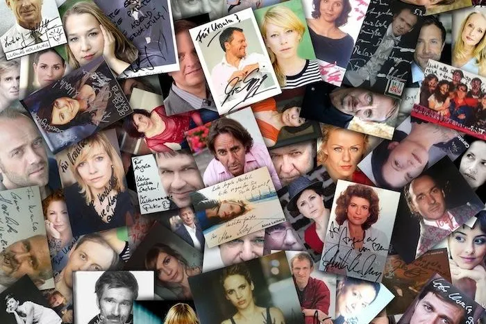 Autogrammkarten für Ursula und Angela und für Arbeitslosengeld 1 Bild: Autogrammkarten für Ursula und Angela und für Arbeitslosengeld 1