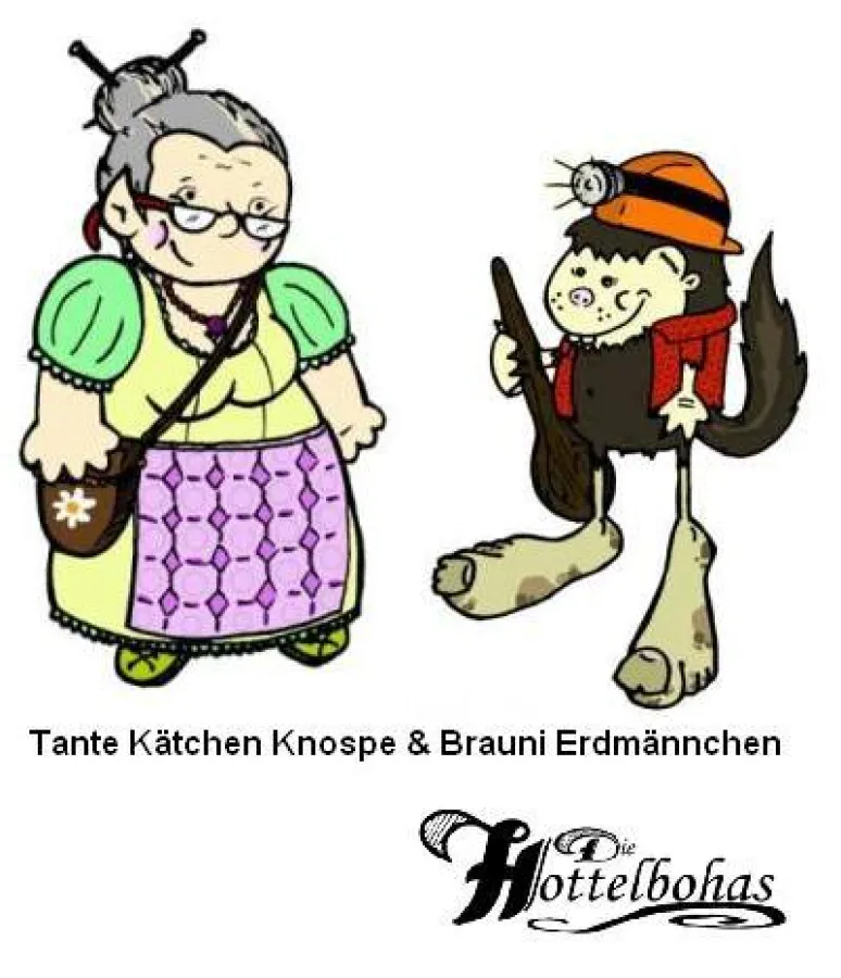 Brauni Erdmännchen und Tante Kätchen Knospe