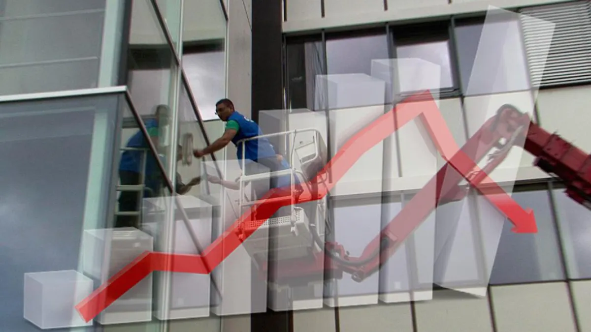 Der Gebäudereinigungsbranche droht ein Abschwung