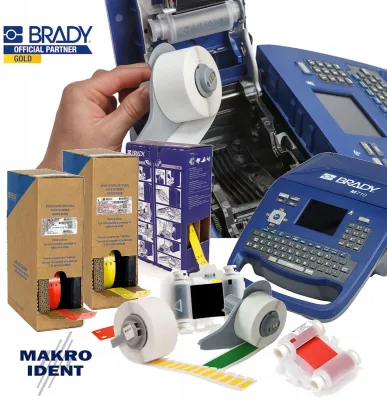 Bild: Brady M710 + BMP71 Etiketten - robuste Kennzeichnung für Industrie und Extreme 
