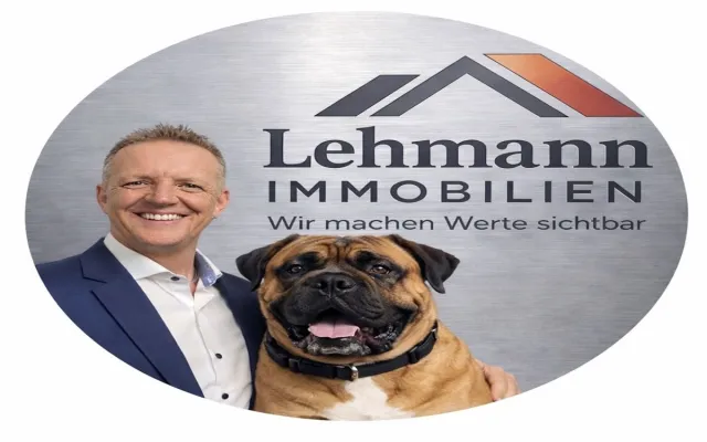 Lehmann Immobilien: Hausverkauf im Raum Kassel, Göttingen und Paderborn – mit Bullmastiff Rudi an der Seite Bild: Lehmann Immobilien: Hausverkauf im Raum Kassel, Göttingen und Paderborn – mit Bullmastiff Rudi an der Seite