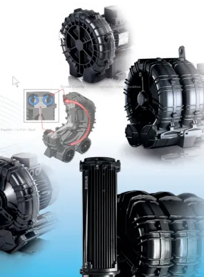 Bild: Seitenkanalverdichter - ATEX geschützt Biogas fördern