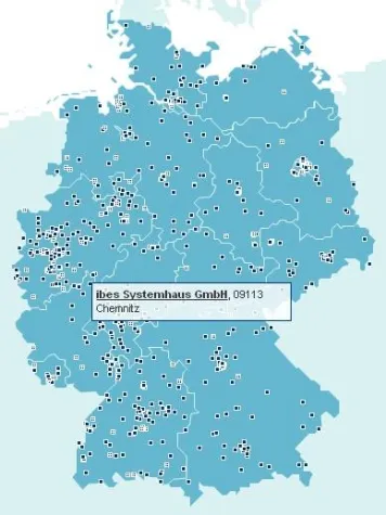 Bild: ibes auf der Landkarte des Engagements