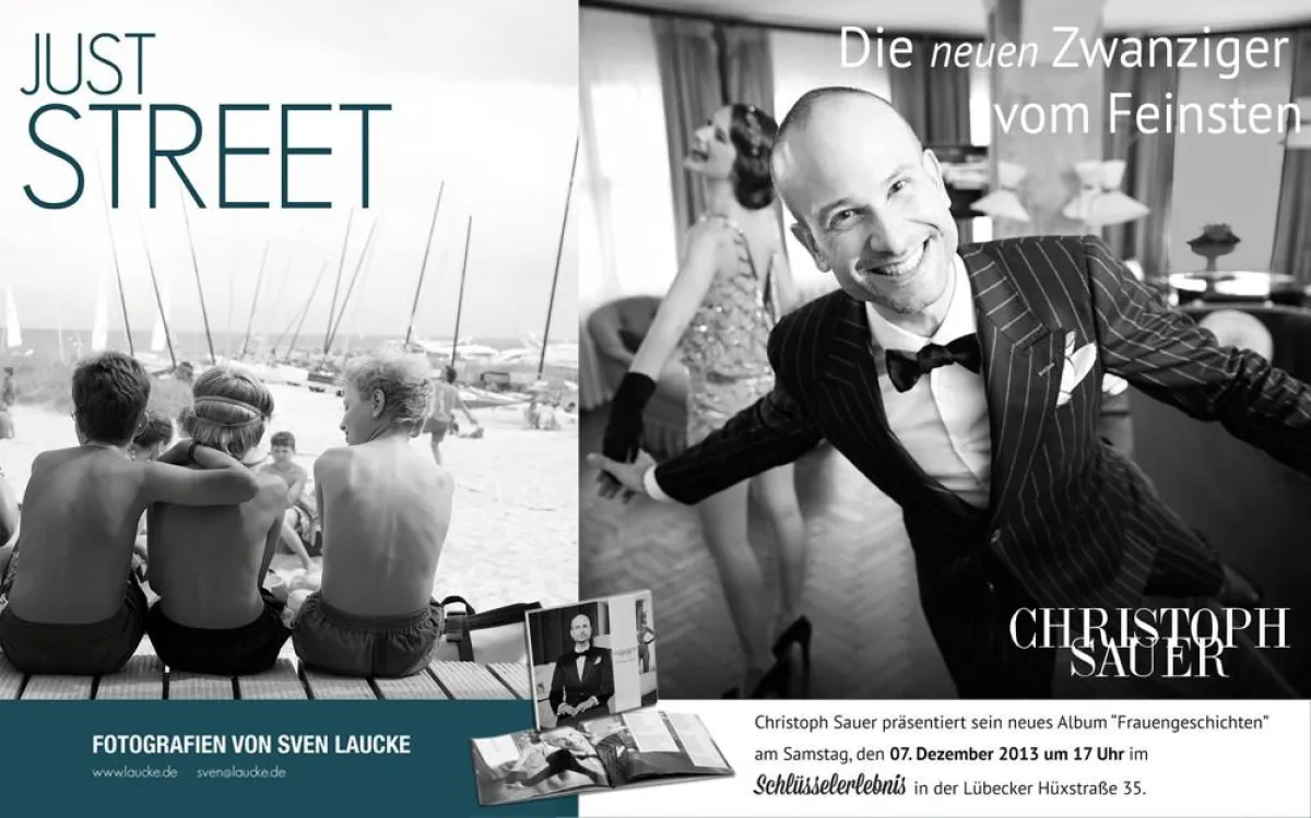 Christoph Sauer und Sven Laucke am 07.12.13 im Lübecker Salon 