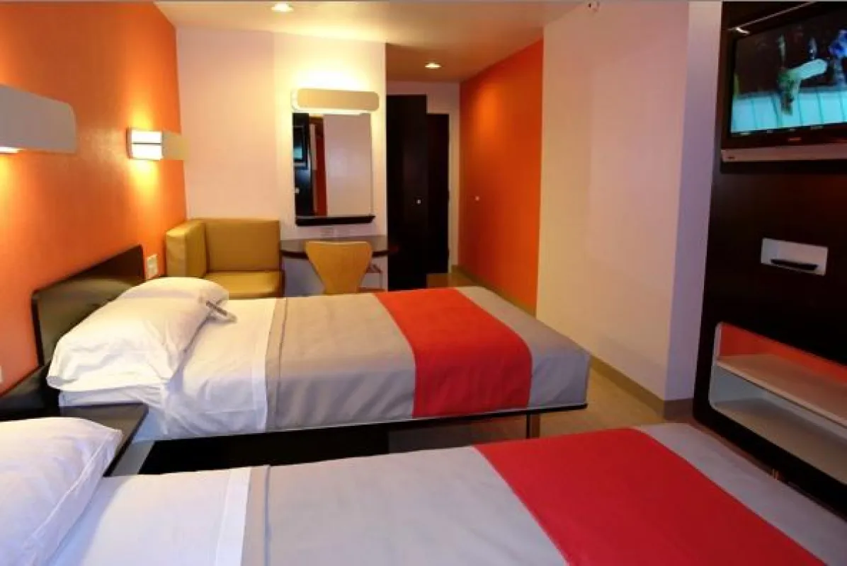 Motel 6 Beispielzimmer mit neuem Raumdesign