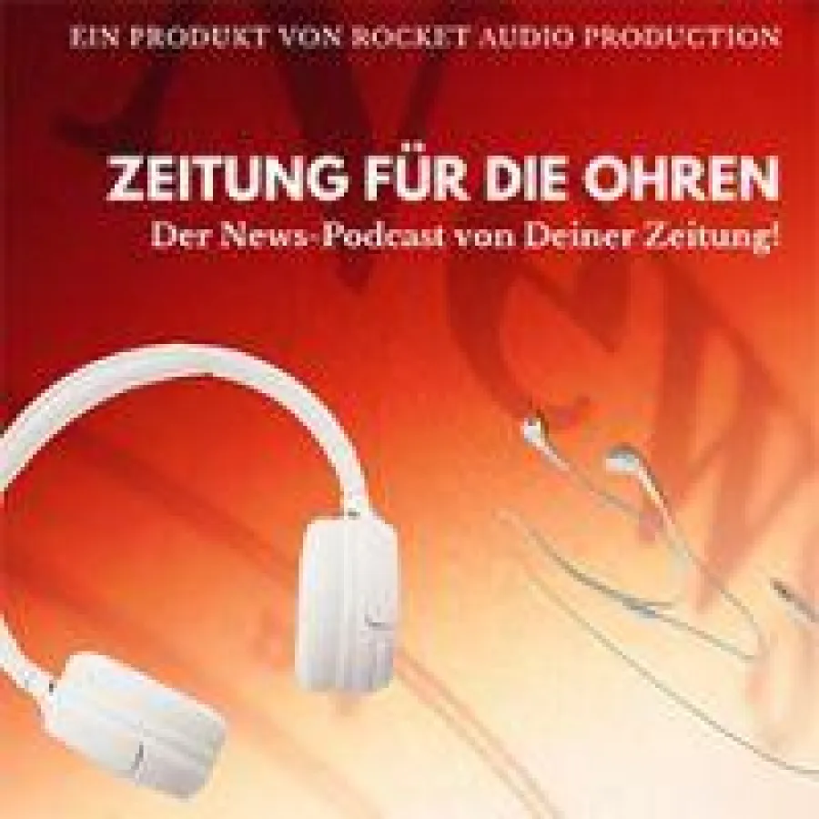 Beispielhaftes Cover für Zeitungspodcast