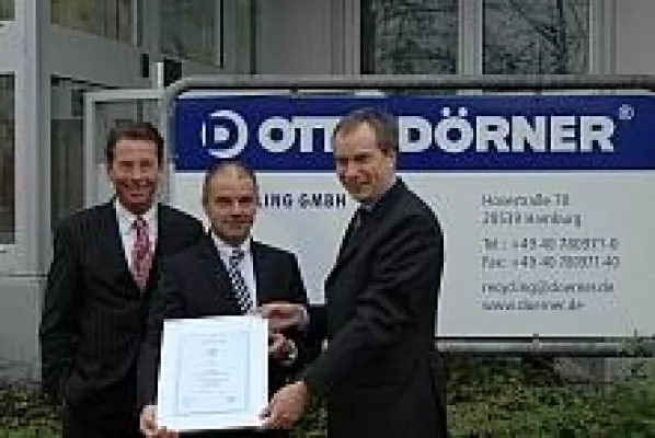 Bild: Hamburger Otto Dörner GmbH ist seit 10 Jahren Entsorgungsfachbetrieb