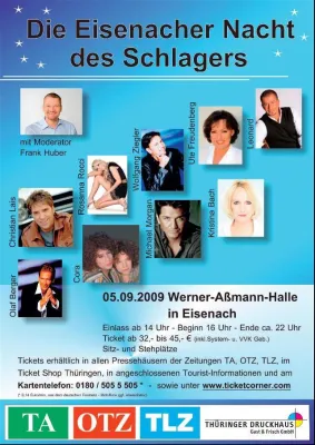 Bild: Die Eisenacher Nacht des Schlagers am 05.09.2009