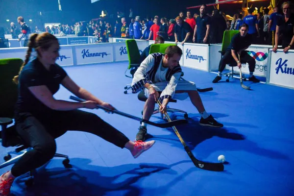 Bild: Erste Chair-Hockey World Championship auf der Orgatec 2018