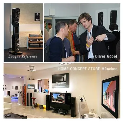 Bild: Göbel Referenzlautsprecher „Epoque“ im HOME CONCEPT STORE München