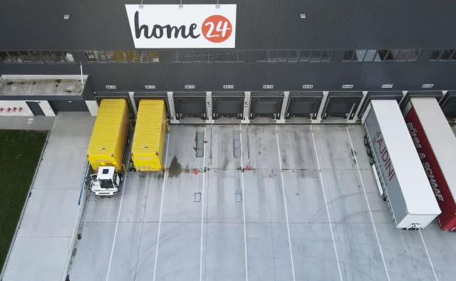 Bild: home24 digitalisiert Anlieferprozess mit myleo / dsc von leogistics in drei Logistikzentren