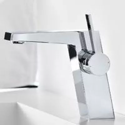 Bild: Konsequent architektonisch: die neue HANSALOFT Armaturenserie