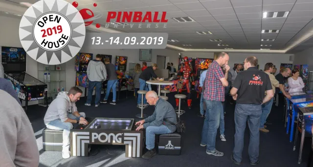 Bild: Hausmesse rings um Flipper- & Arcade-Automaten am 13. und 14.9.2019 in Bünde