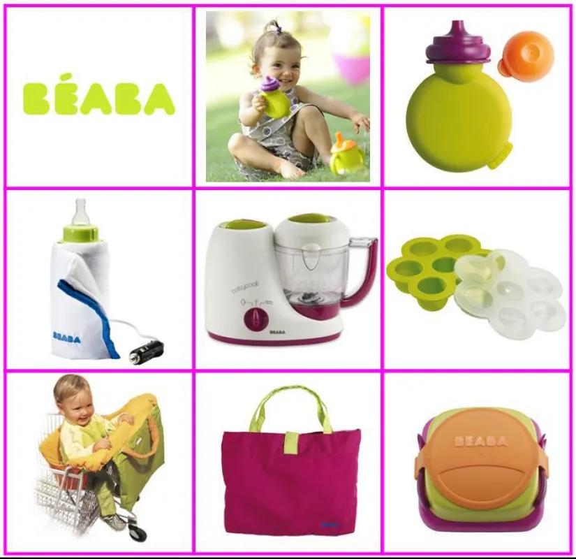 Mit den schönen und funktionellen Produkten von BÉABA ist das Baby auch unterwegs bestens versorgt.