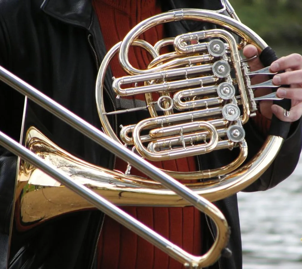 Bläser im Park zu Putbus