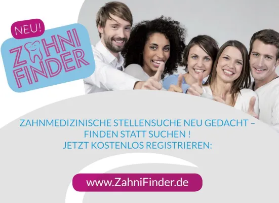 Mehr als 1000 Profile im zahnmedizinischen Stellenportal ZahniFinder.de Bild: Mehr als 1000 Profile im zahnmedizinischen Stellenportal ZahniFinder.de