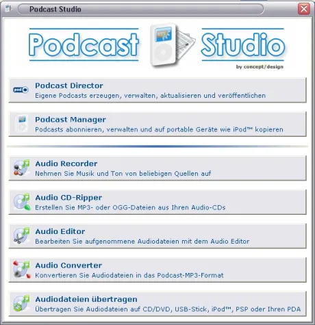Bild: Podcast Studio 1.0: Der Run auf die Podcasts kann beginnen