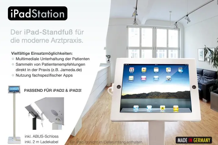 Bild: iPadStation: Neuer iPad-Bodenständer