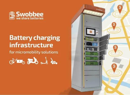 Bild: Swobbee auf der E-world: Ein System für die ganze Mikromobilität