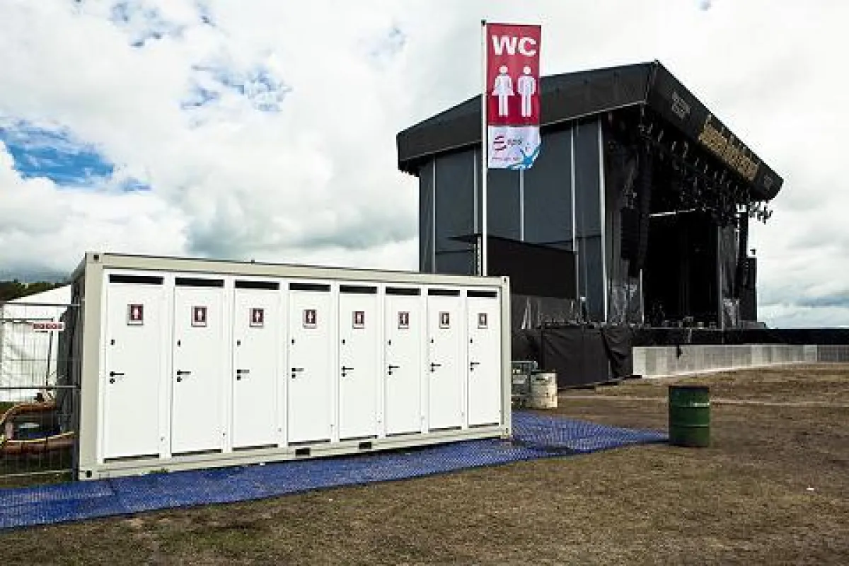 SPLASH Sanitäranlagen bei Sweden Rock Festival