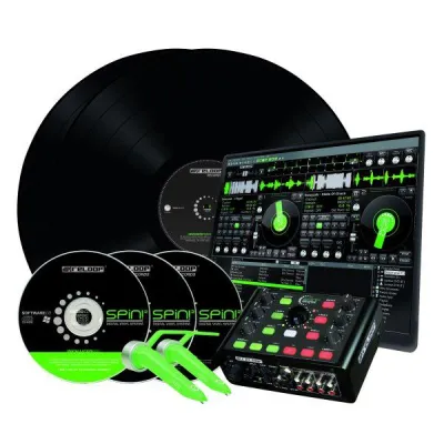 Bild: Reloop Spin! 2+ Professionelles Digital Vinyl System mit Interface-Controller