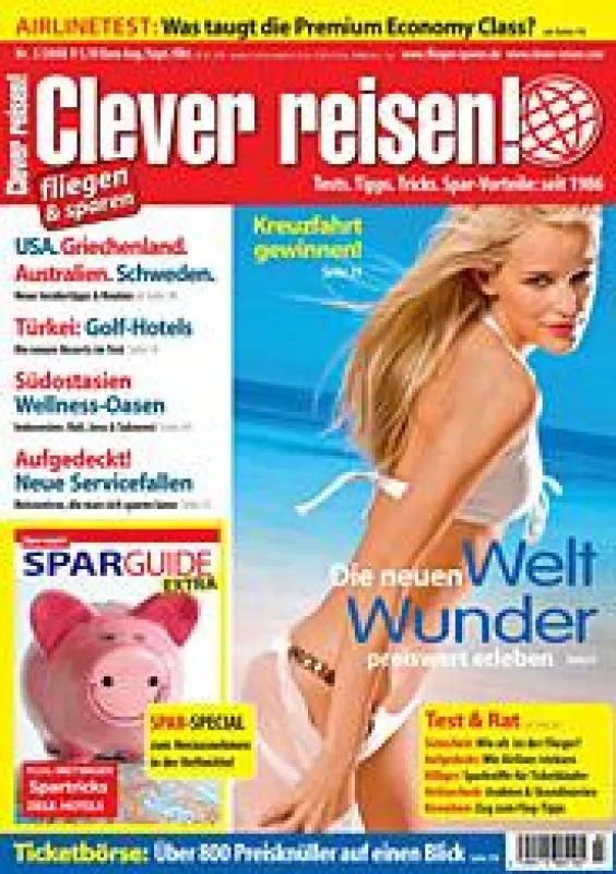 Clever reisen! 3/08 ab sofort am Kiosk!