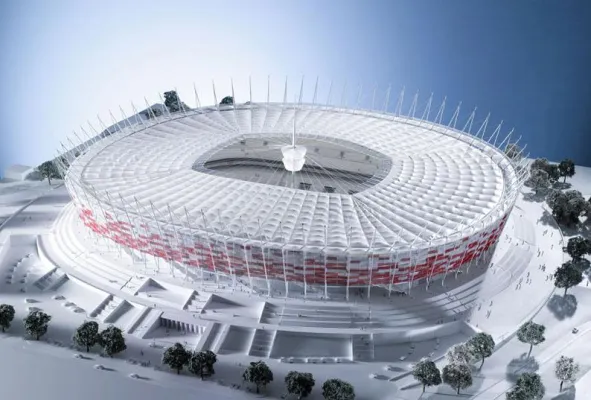 Bild: ALPINE-PBG/Hydrobudowa regelt Projektmanagement beim neuen Nationalstadion in Warschau mit think project